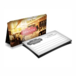 Cartão de Visita DuoDesign 250g 4x1 UV Total Frente 3000 unidades