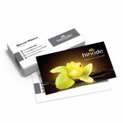 Cartão de Visita DuoDesign 300g 4x1 UV Total Frente 100 unidades